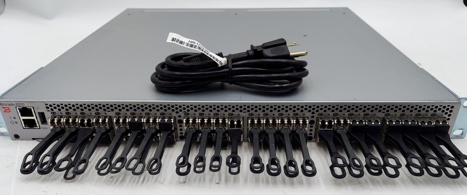 Brocade 6510 Fiber Channel Switch ( BR-6510-24-16G-R ) w/ 48x 16G SW