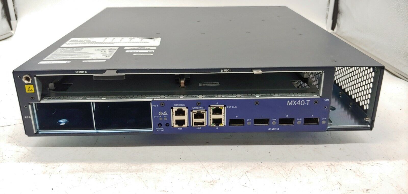Juniper Networks CHAS-MX40-T-S MX Series 3D Universal Edge Router Chassis
