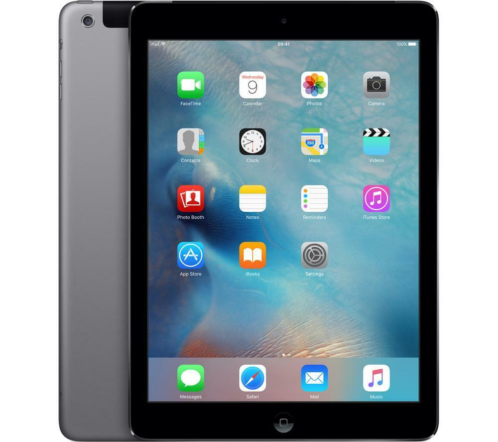Apple iPad Air 1st Gen 64GB Space Gray Unlocked - Rare iOS 9 (9.3.1) | Excellent