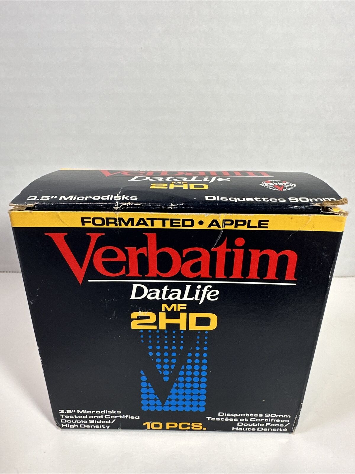 Verbatim Datalife MF 2HD Pack of 10 3.5” Micro disks  Formatted For Apple NIB
