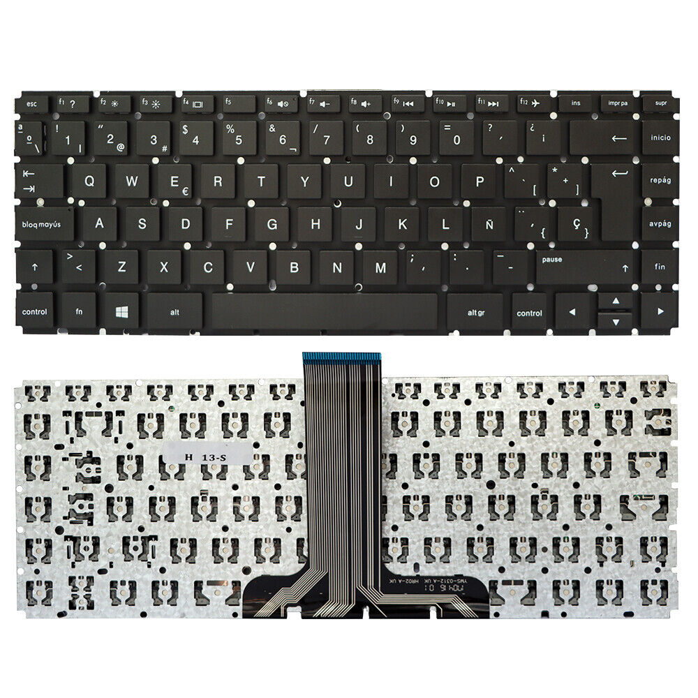  New SP Layout Spanish Keyboard Teclado For HP Pavilion X360  13-S 14-AX