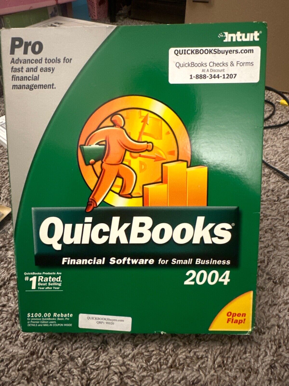 Intuit QuickBooks Pro 2004 With License For Windows 98/ME/2000/XP