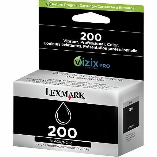 Lexmark Genuine 200 Black In Retail Box Ink Cartridge Pro4000 Bundle of 20