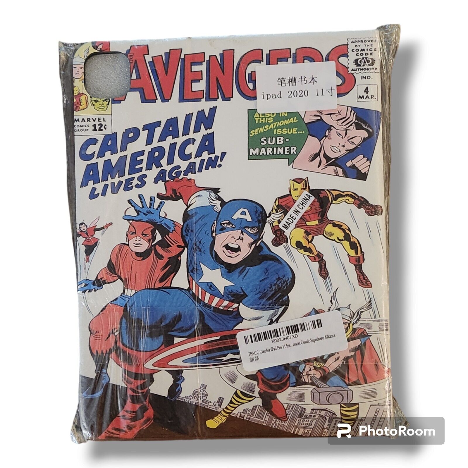 Brand New, Retro Avengers, Captain America, Comic iPad Pro 11 2018/2020 Case