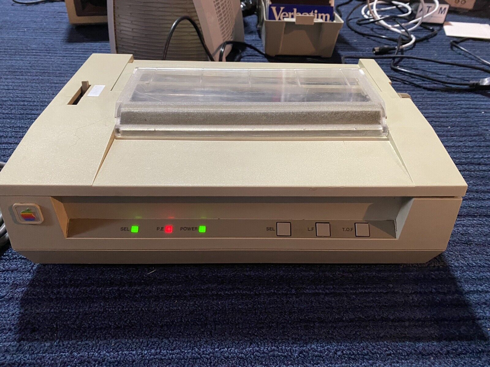 1983 Vintage APPLE Dot Matrix Printer A2M0058  powers on