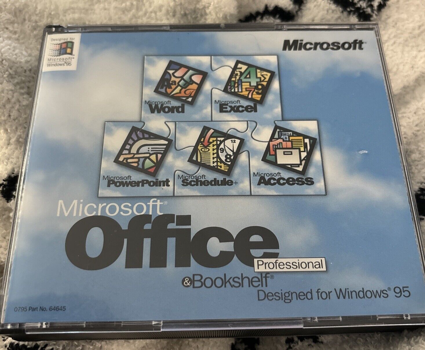 Vintage Microsoft Office Professional & Bookshelf Windows 95
