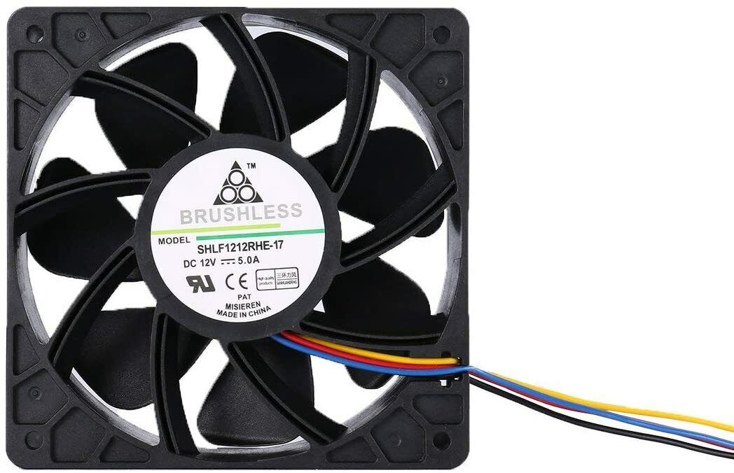 Antminer Bitmain 7500RPM Dual Ball Bearing 4-pin Connector Replacement FAN 5.0A