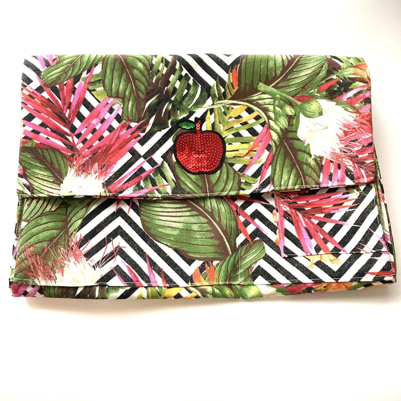 Notebook Case 17” Laptop Flowers Pink Apple Pockets Amazing Quality Cushioned