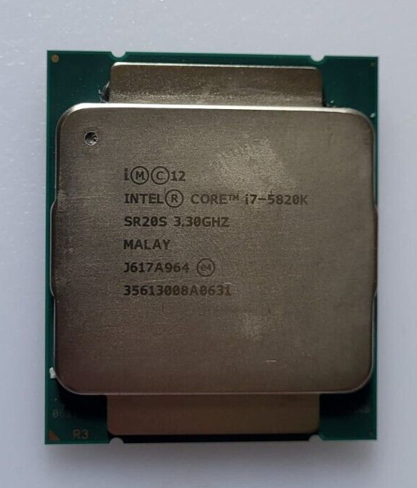 SR20S Intel Core i7-5820K 3.30GHz LGA2011-3 6 cores 12Threads 15 MB 140W CPU