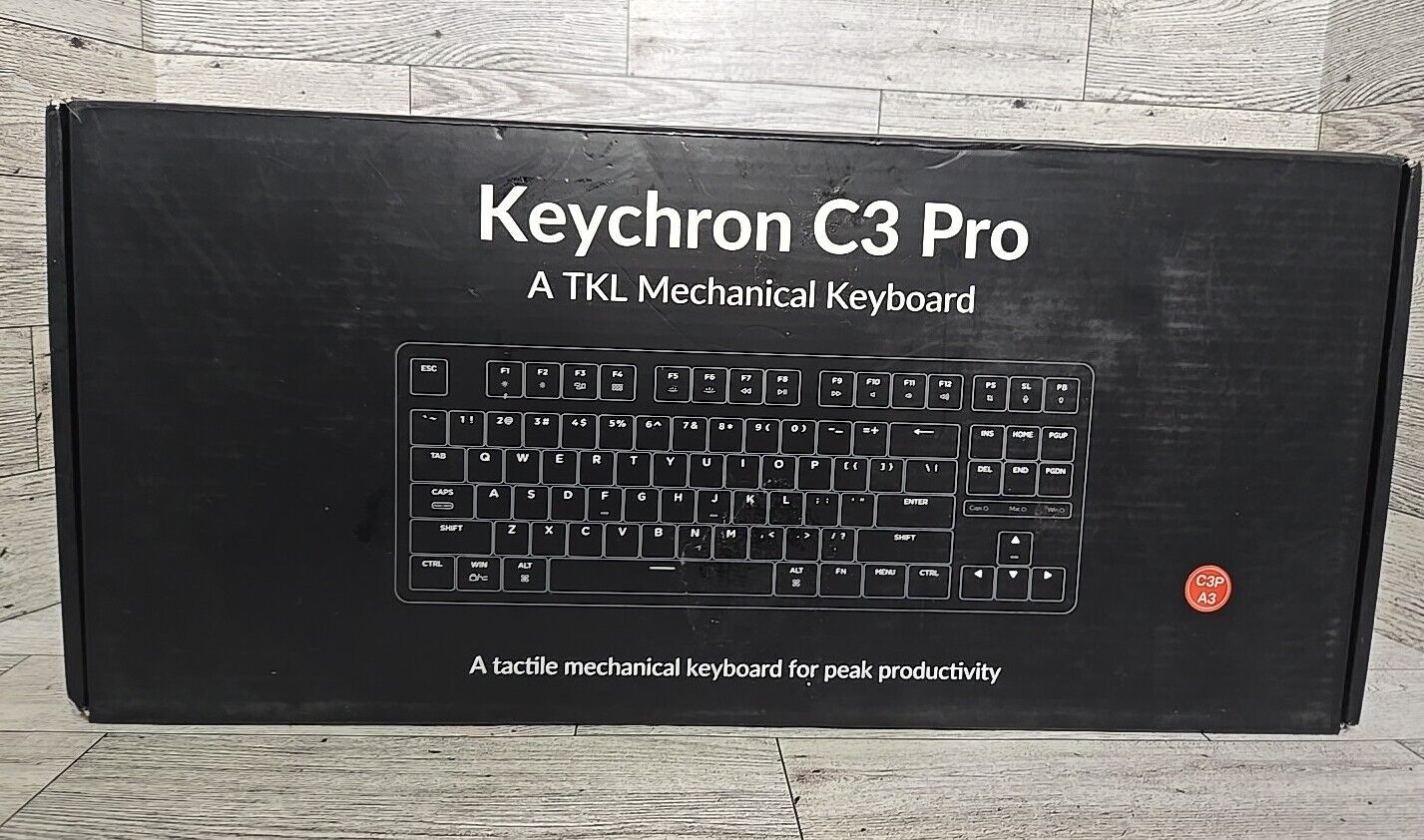 Keychron C3 Pro QMK/VIA Wired Mechanical Keyboard Shine-Through Shine-Through