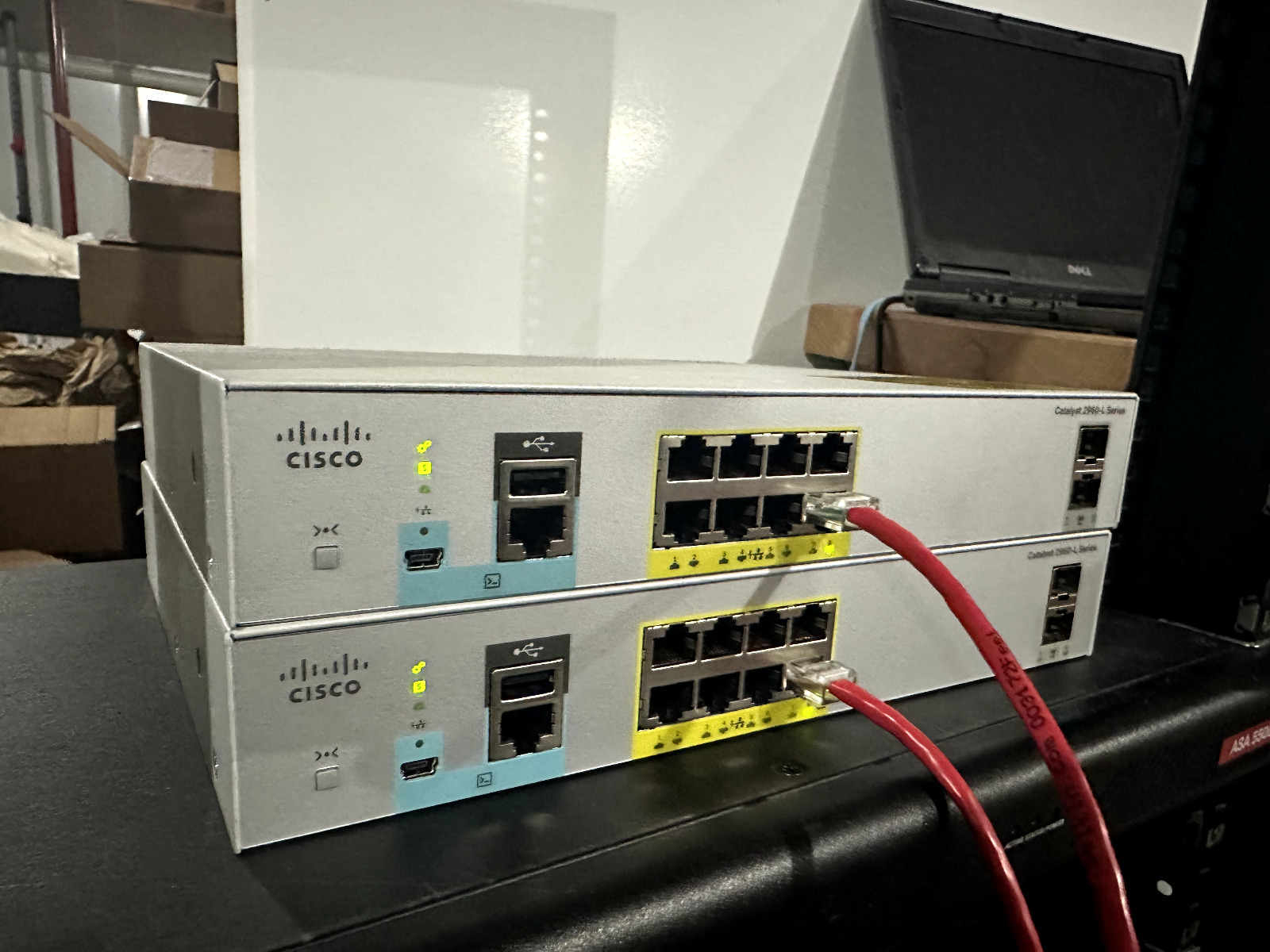 Cisco Catalyst WS-C2960L-8PS-LL 8 Port Gigabit PoE Ethernet Switch 2 SFP Fanless