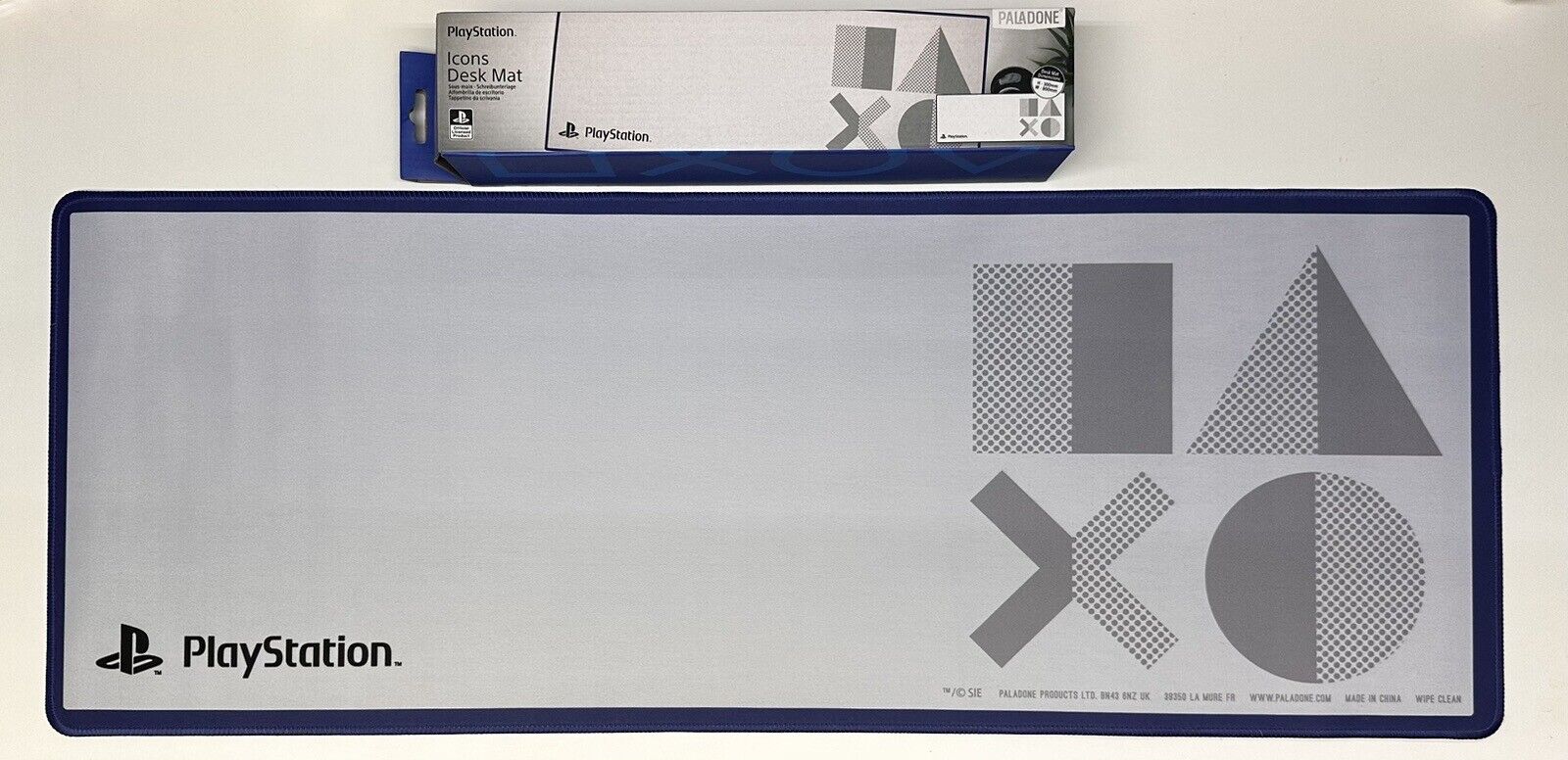 Playstation Icons Paladone Non-Slip Desk Mat 31.5” X 11.75” Brand New in Box