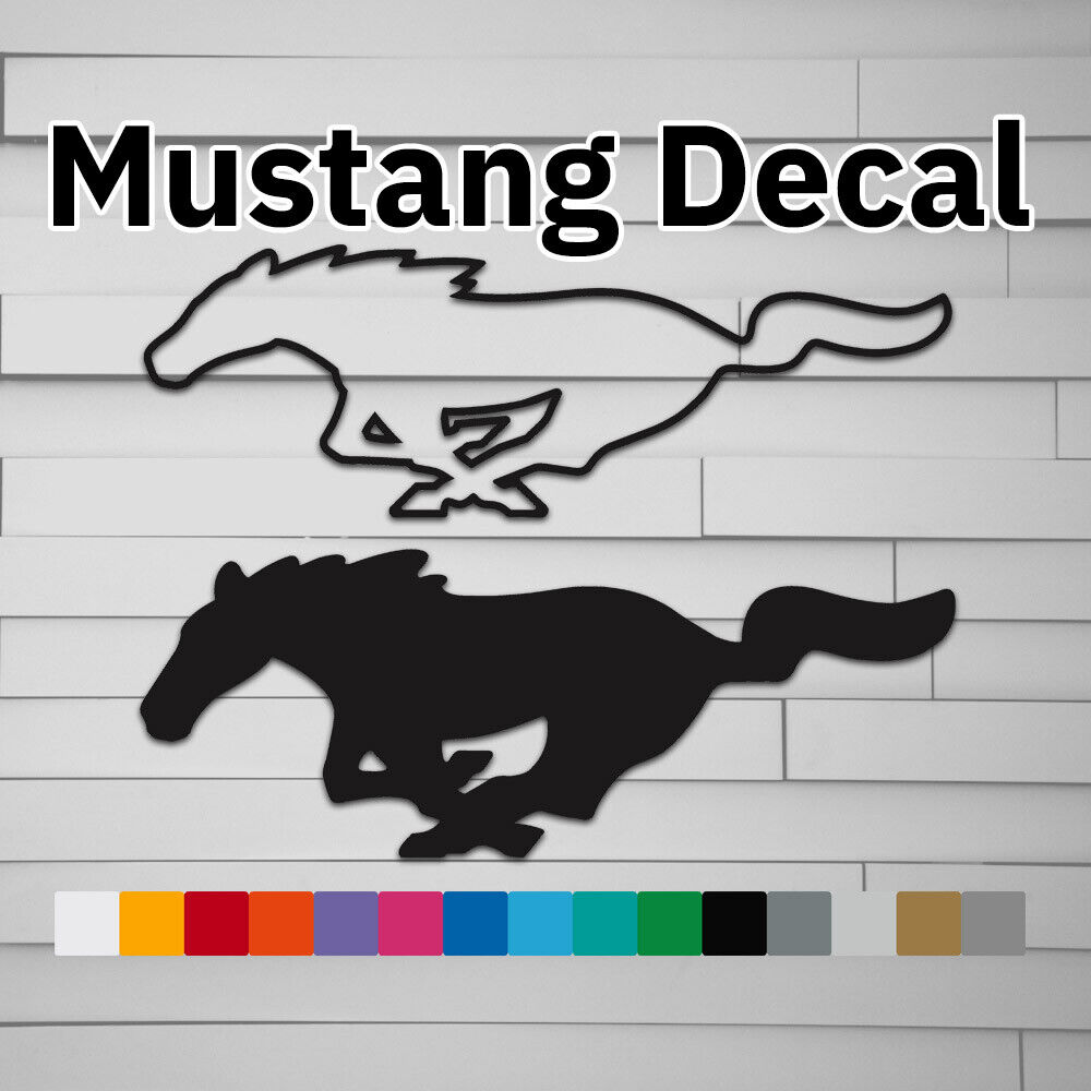 Mustang Decal (Sticker, Car, Laptop, Window, Tumbler, Ford) Mache mach-e Pony ho