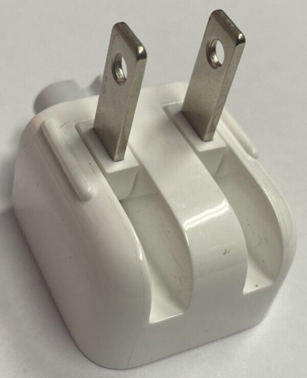 OEM APPLE DUCKHEAD MACBOOK PRO WALL PLUG MAGSAFE CHARGER ADAPTER 2 PRONG A1555