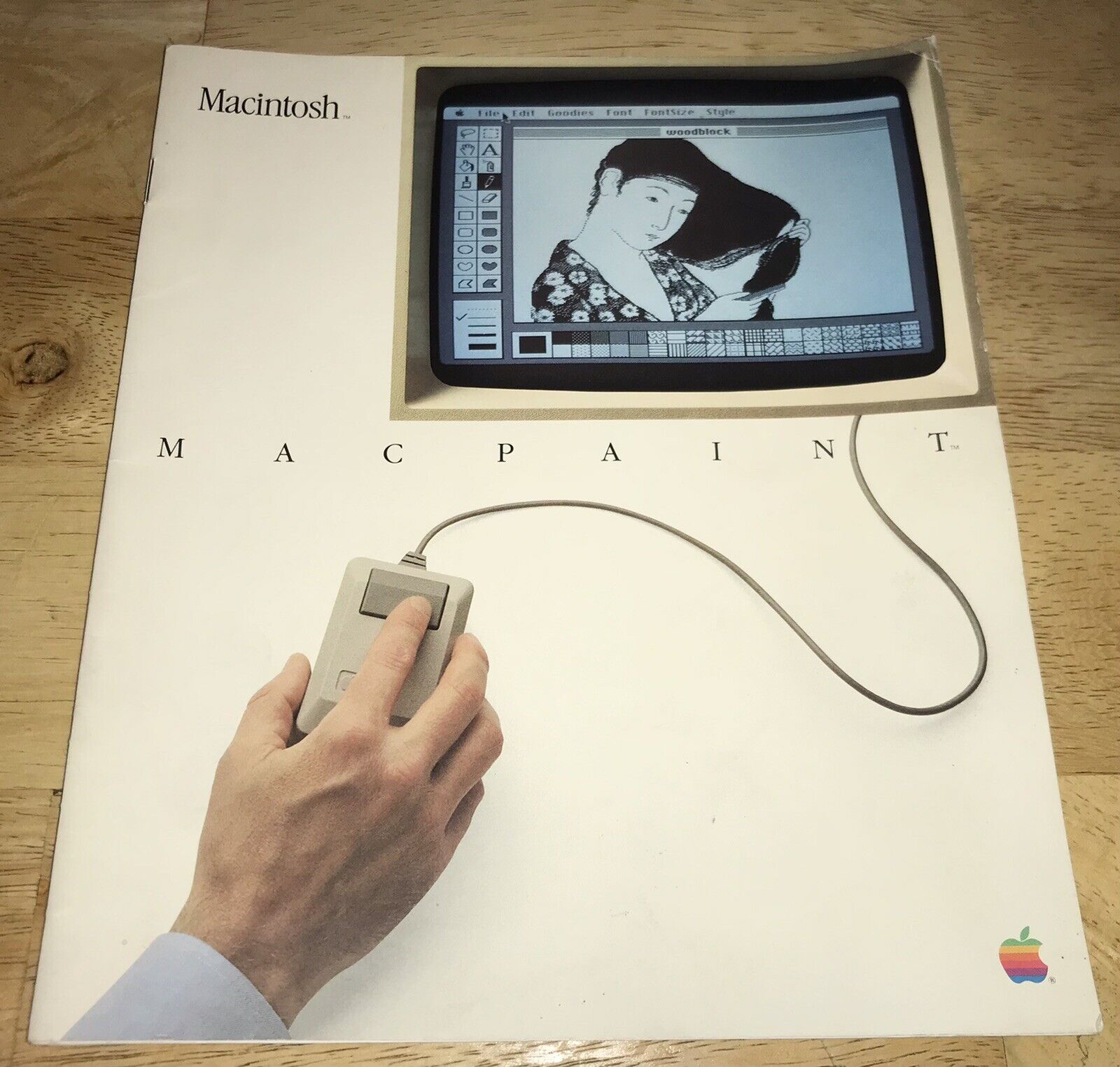 1983 MacPaint Original FIRST Print User Manual 1984 Macintosh 128K 512K M0001