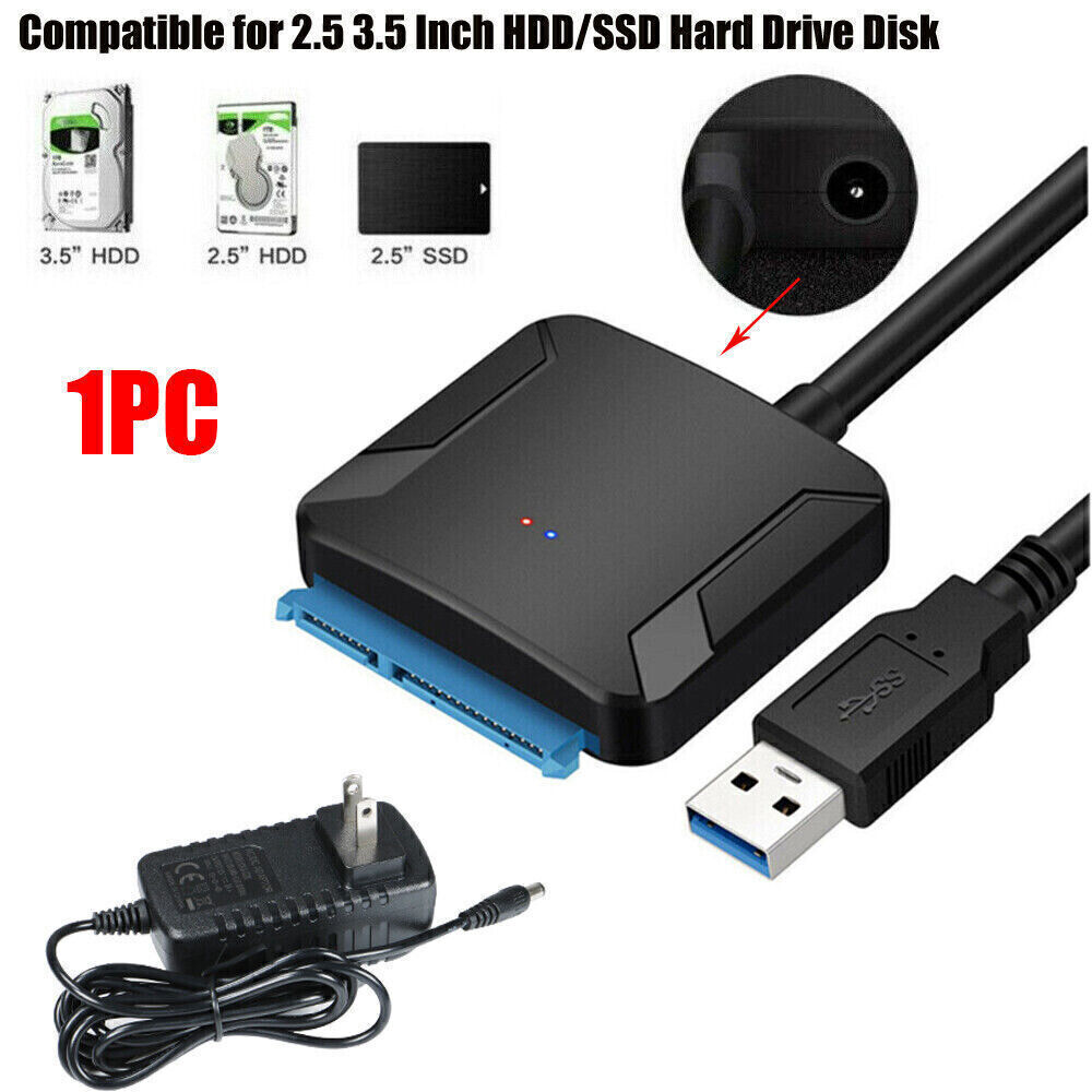 For Ultra Recovery Converter USB3.0 To IDE SATA Hard-drive Disk Adapter Cable US