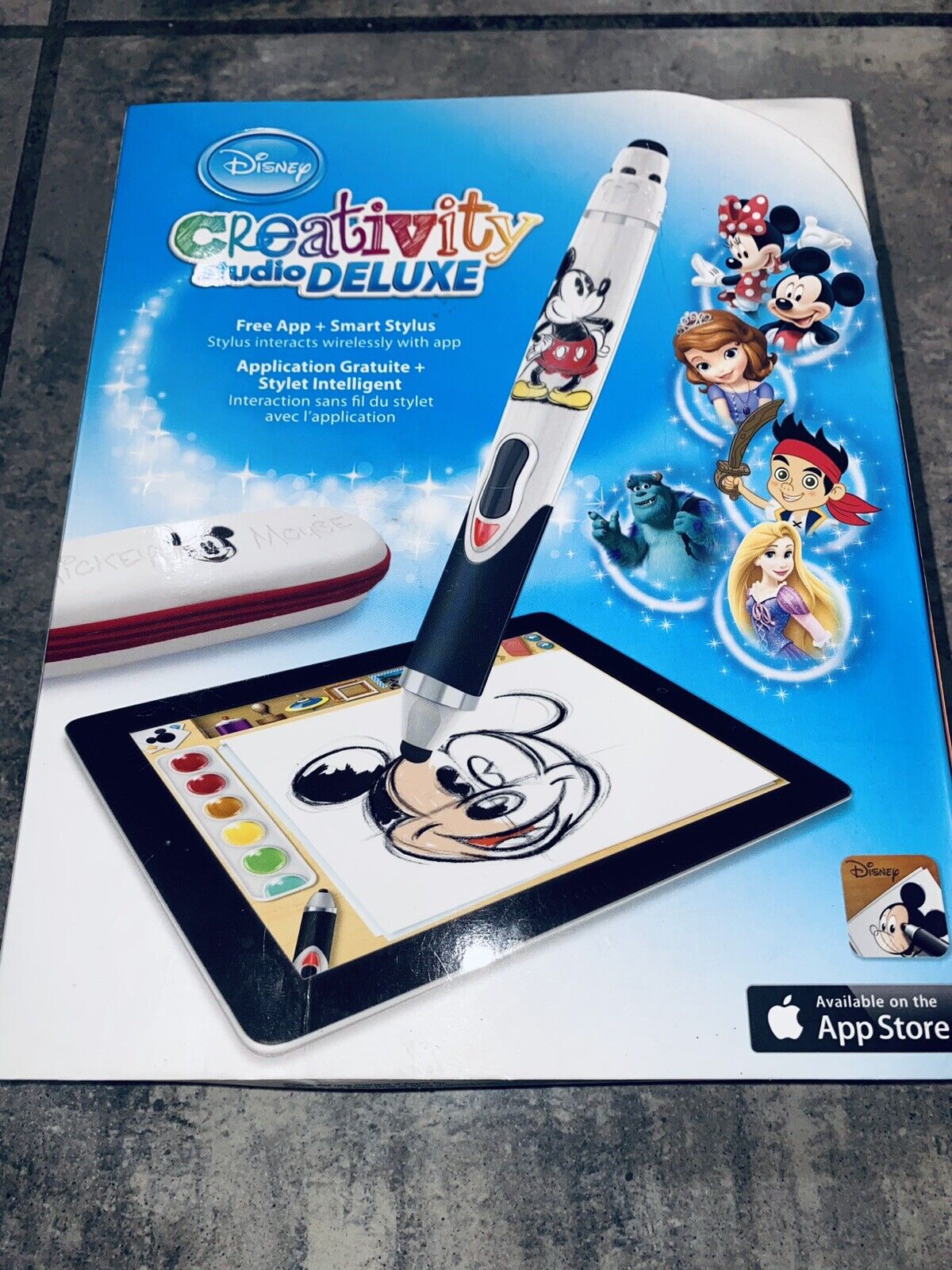 New Disney Creativity Studio Deluxe iPad Drawing Wireless Smart Stylus App Store