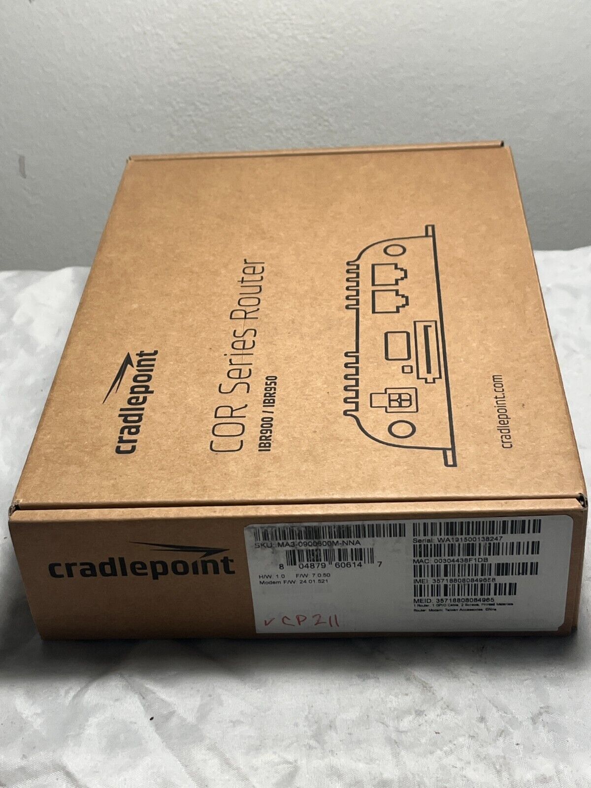 NEW Cradlepoint COR Series Router IBR900/ IBR950 MA3-0900600M-NNA