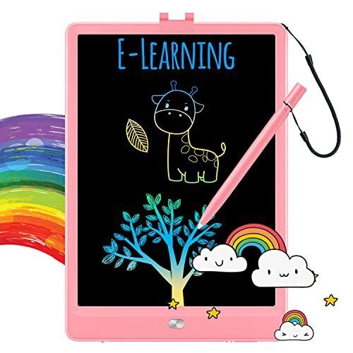 LCD Writing Tablet Doodle Board, 10inch Colorful Drawing Tablet Writing Pad, ...