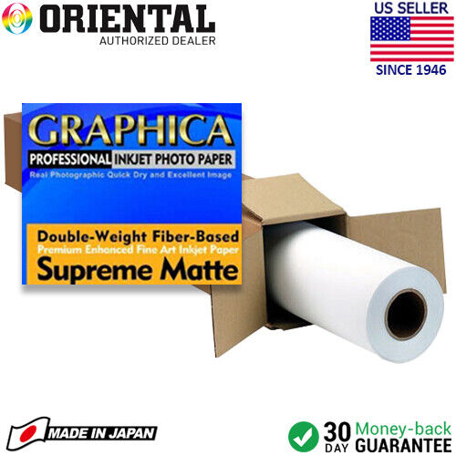 Oriental GRAPHICA FB Supreme Matte Fine Art Pro Inkjet Roll Paper 24