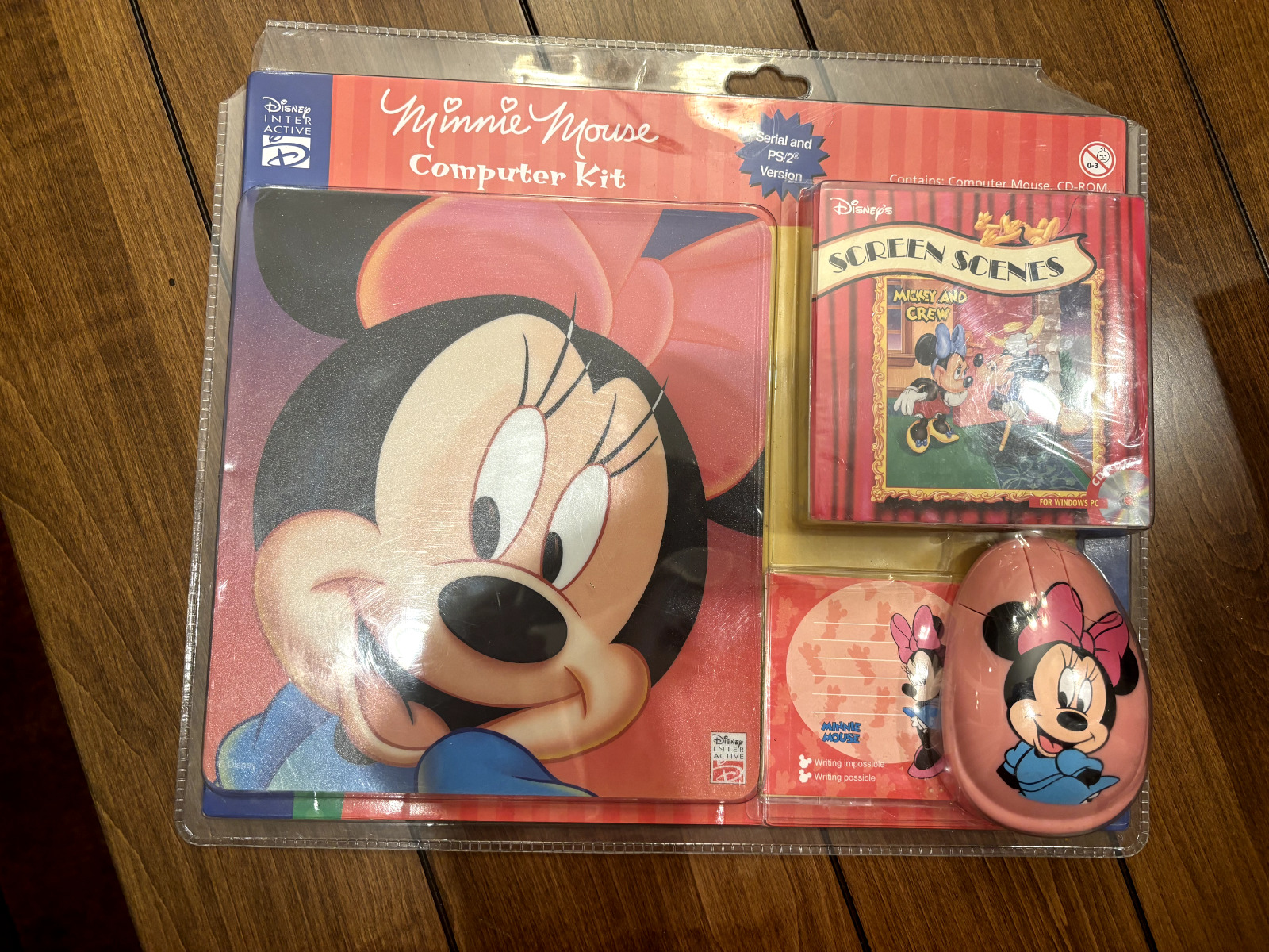 Disney Interactive *Minnie Mouse* PC Computer Kit [CD-ROM, Mouse & Pad]