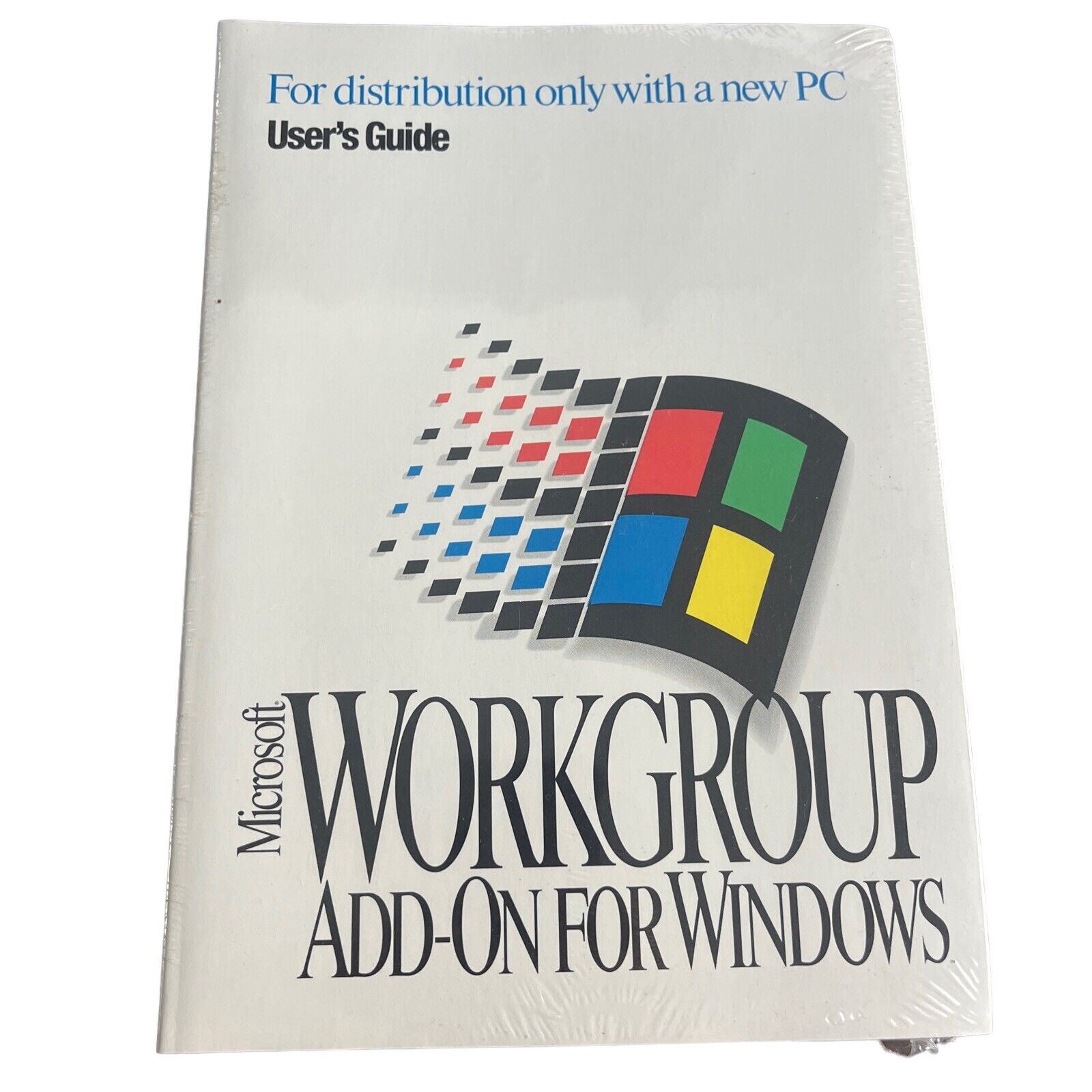 User\'s Guide Microsoft Workgroup Add-On For Windows NEW & SEALED