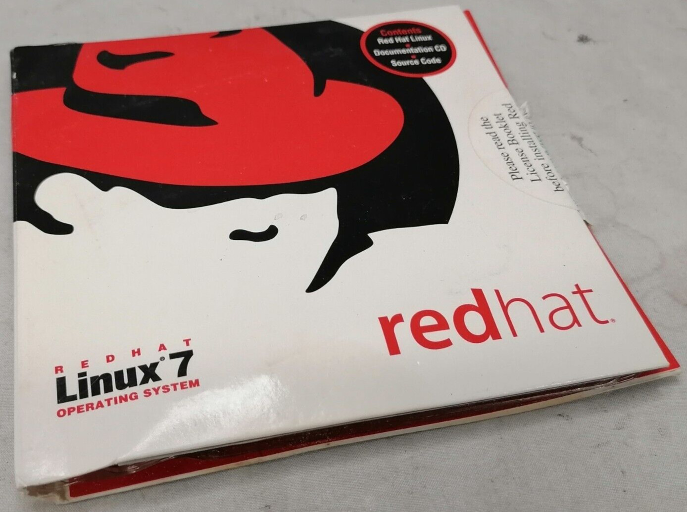 Vintage Redhat Linux 7 Operating System Installation Media