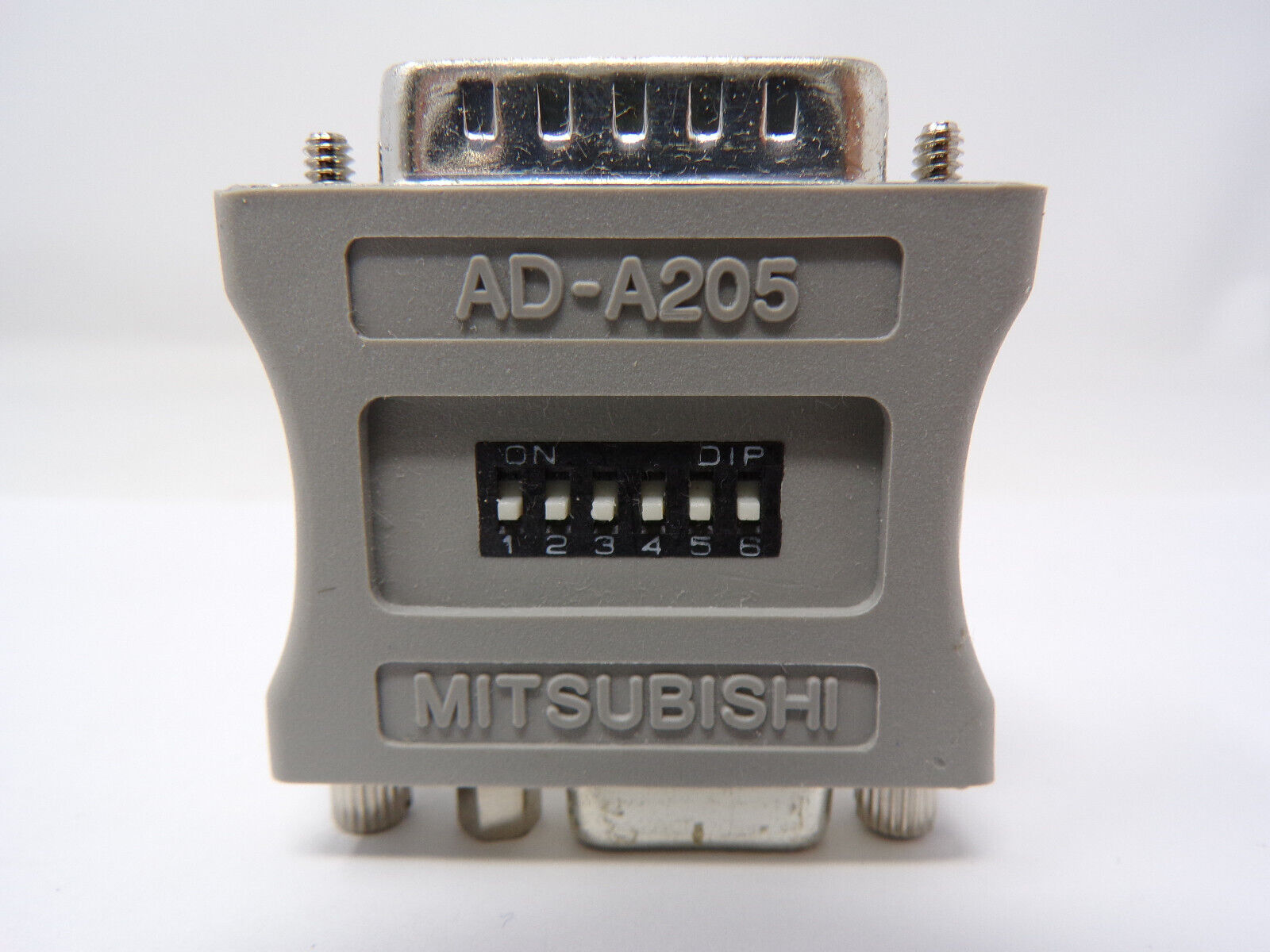 Vintage Mitsubishi MAC Video Adapter HD15 to DB15 VGA Monitor w/6 dip switches