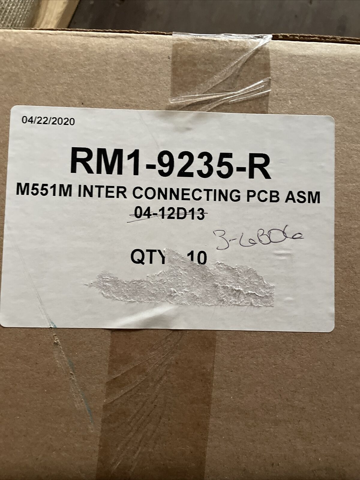 New HP RM1-9235 INNER CONNECTION PC Board Assembly