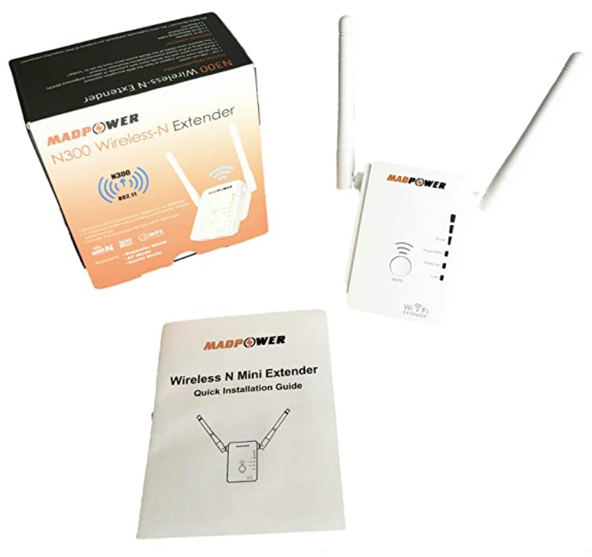 Nextbox Madpower N300 Wireless-N Extender Available In White