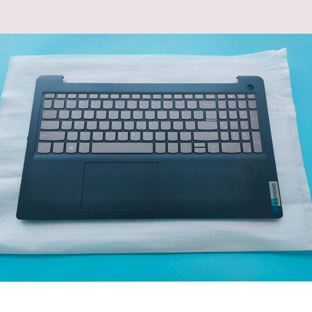 New For Lenovo IdeaPad 3-15ALC6 3-15ITL6 Palmrest Backlit Keyboard FPR Blue