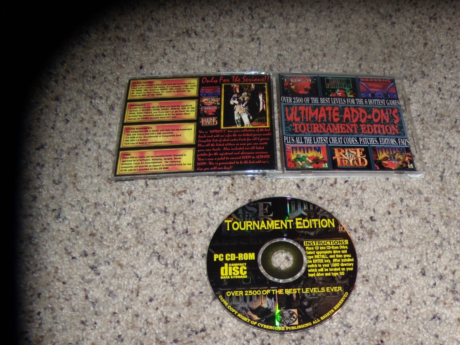 Ultimate Add-On's Tournament Edition Over 2500 of the Best Levels Ever PC Game
