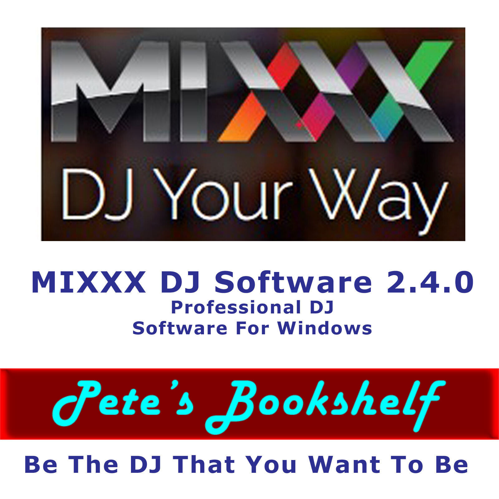 MIXXX 64 Bit Professional DJ Software for Windows - CD