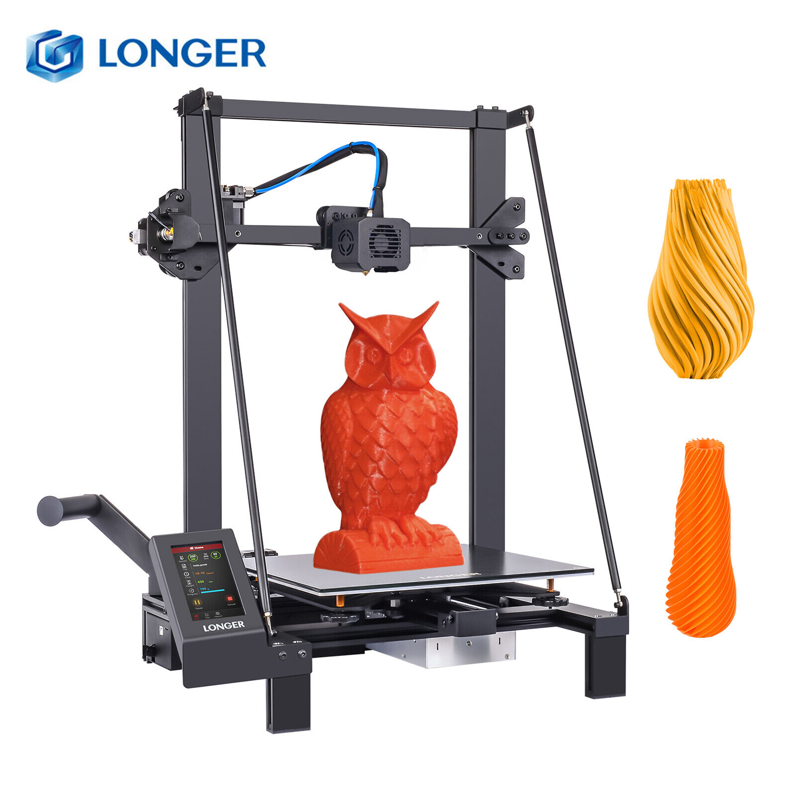 Longer Upgraded LK5 Pro 3D Printer Large Print Size 300x300x400mm Open Source