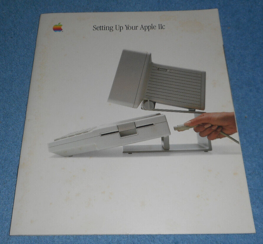 1985 The Apple IIc Personal Computer Brochure Accessory Product Advertising