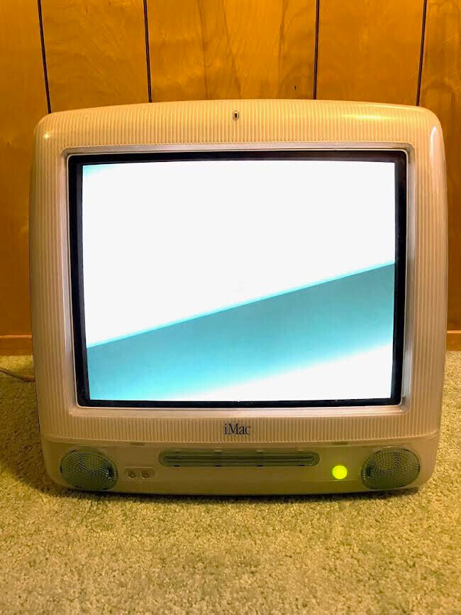 Apple iMac All-In-One Computer 1999 Sage Vintage Computer Extremely Rare Color