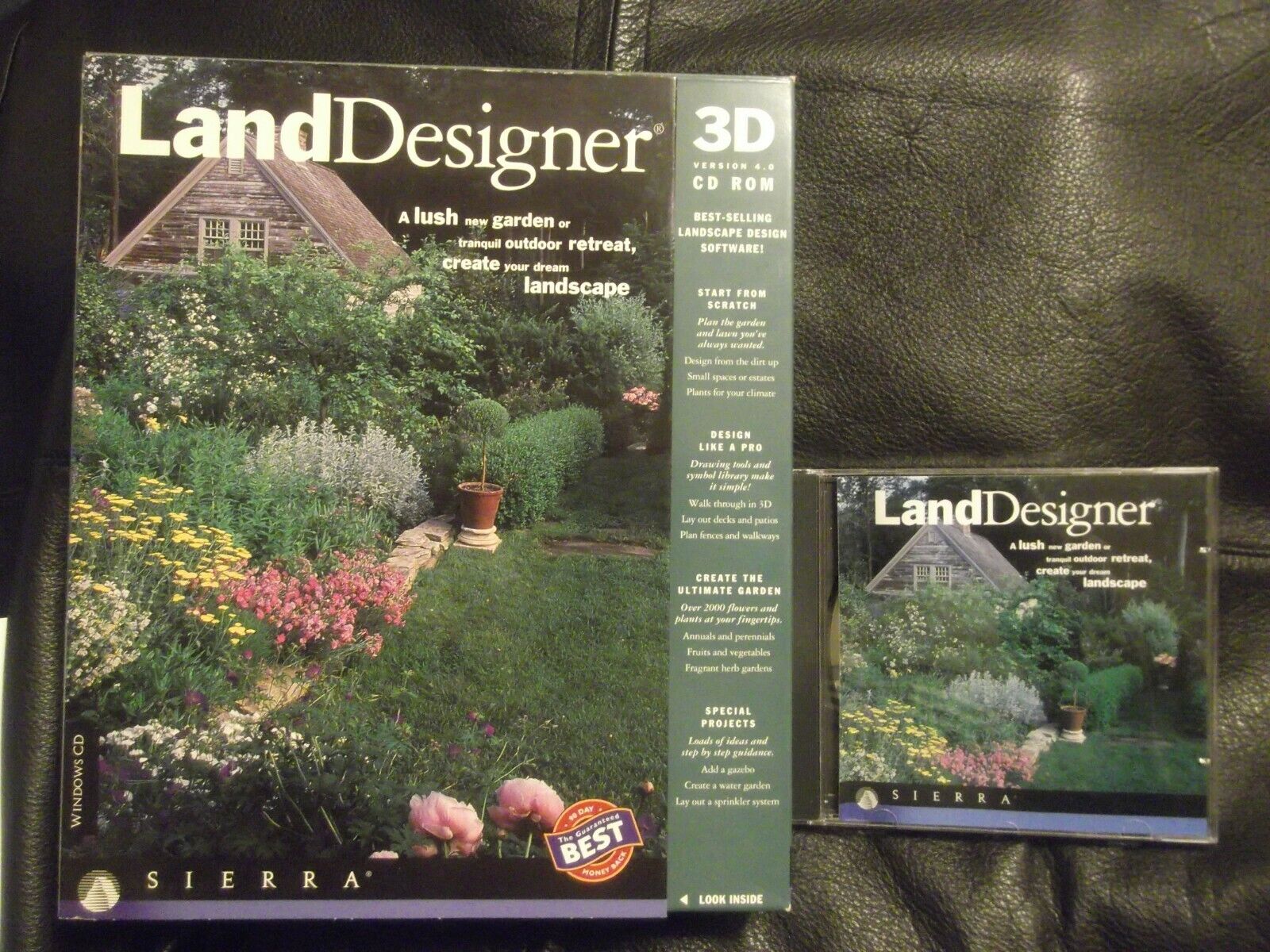 Sierra Land Designer 3D Version 4.0 Big Box 1996  PC
