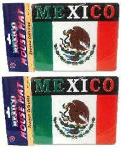 2pc SET MEXICAN FLAG MOUSEPADS mexico mouse pad mat G73