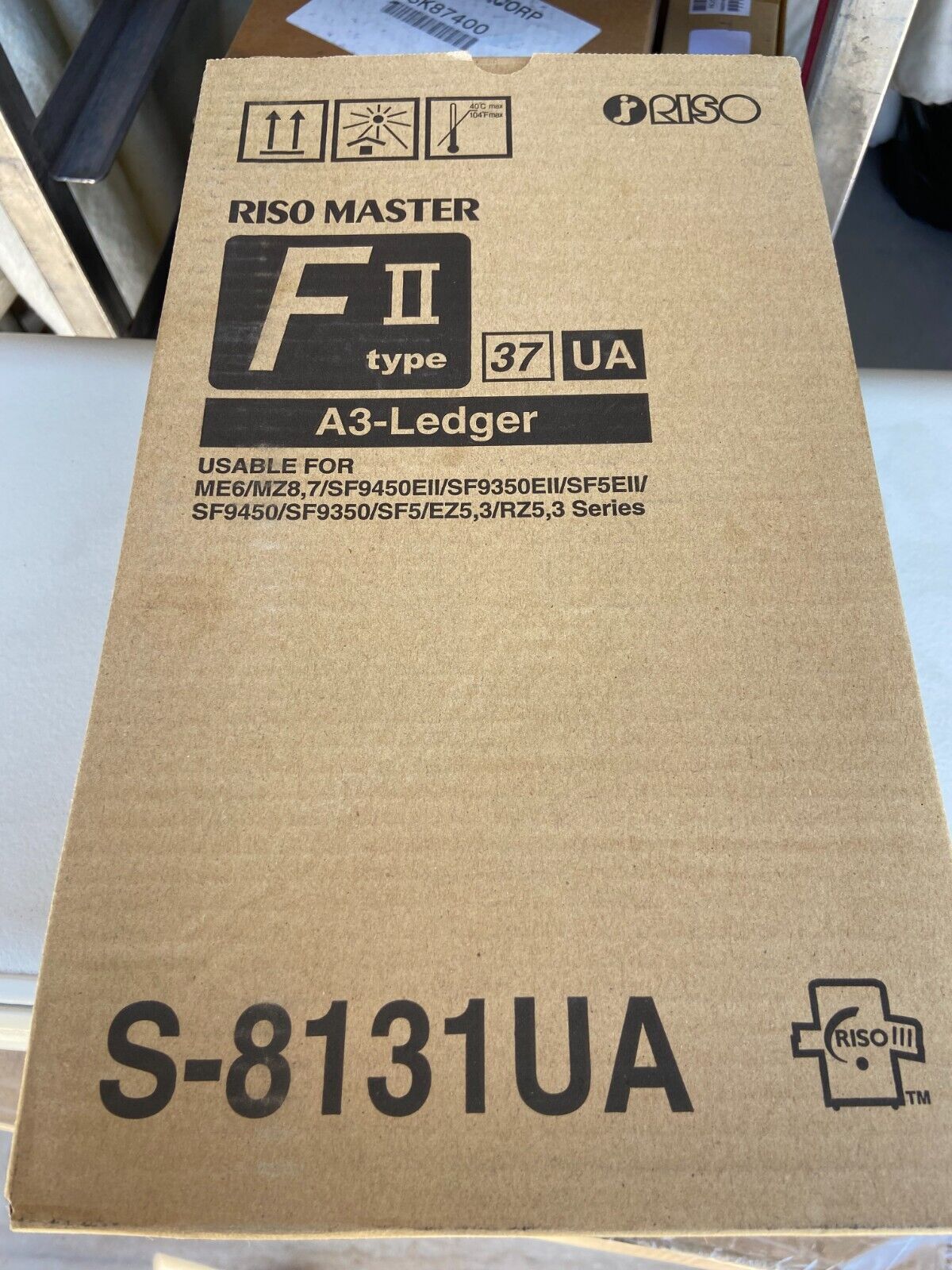 RISO S-8131UA MASTER ROLLS BOX OF 2 OPEN / NEW