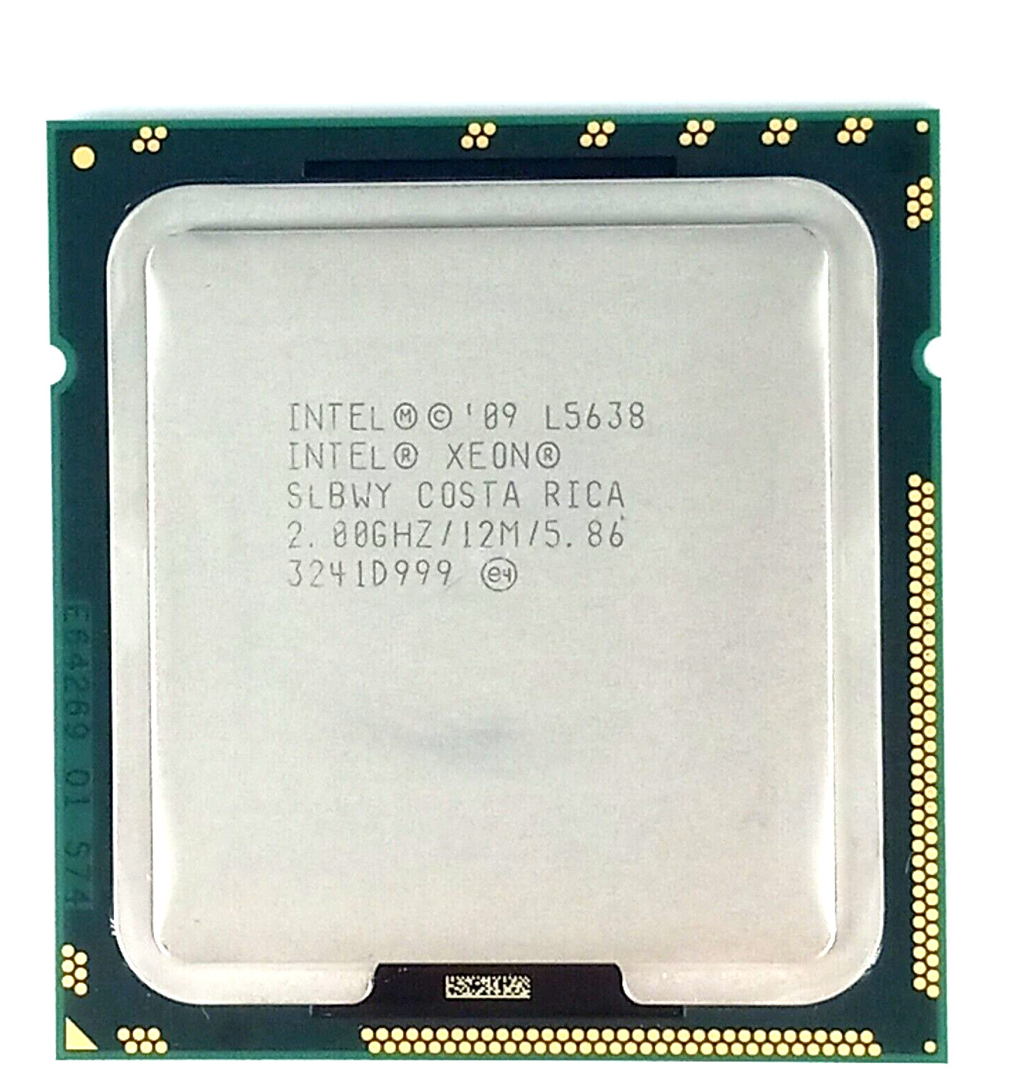 Intel Xeon L5638 2.00GHz 6-Core 12MB LGA1366 Server Processor CPU SLBWY