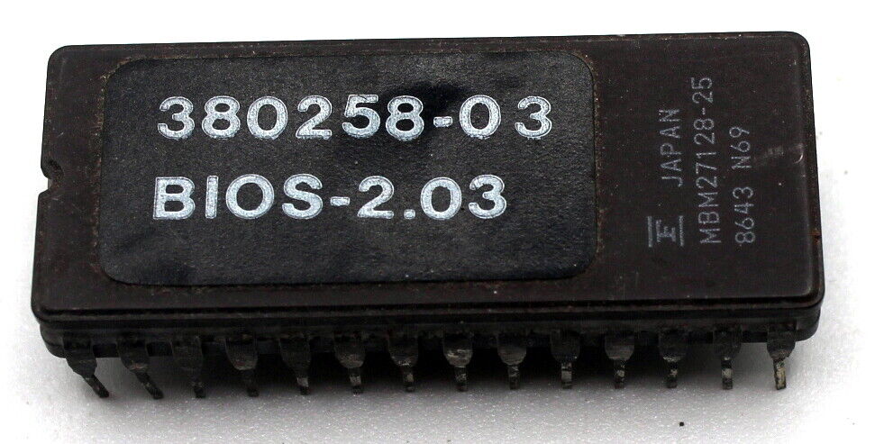 1985 Commodore PC10-II 380258-03 BIOS-2.03 CHIP JAPAN MBM27128-25 8643 N69