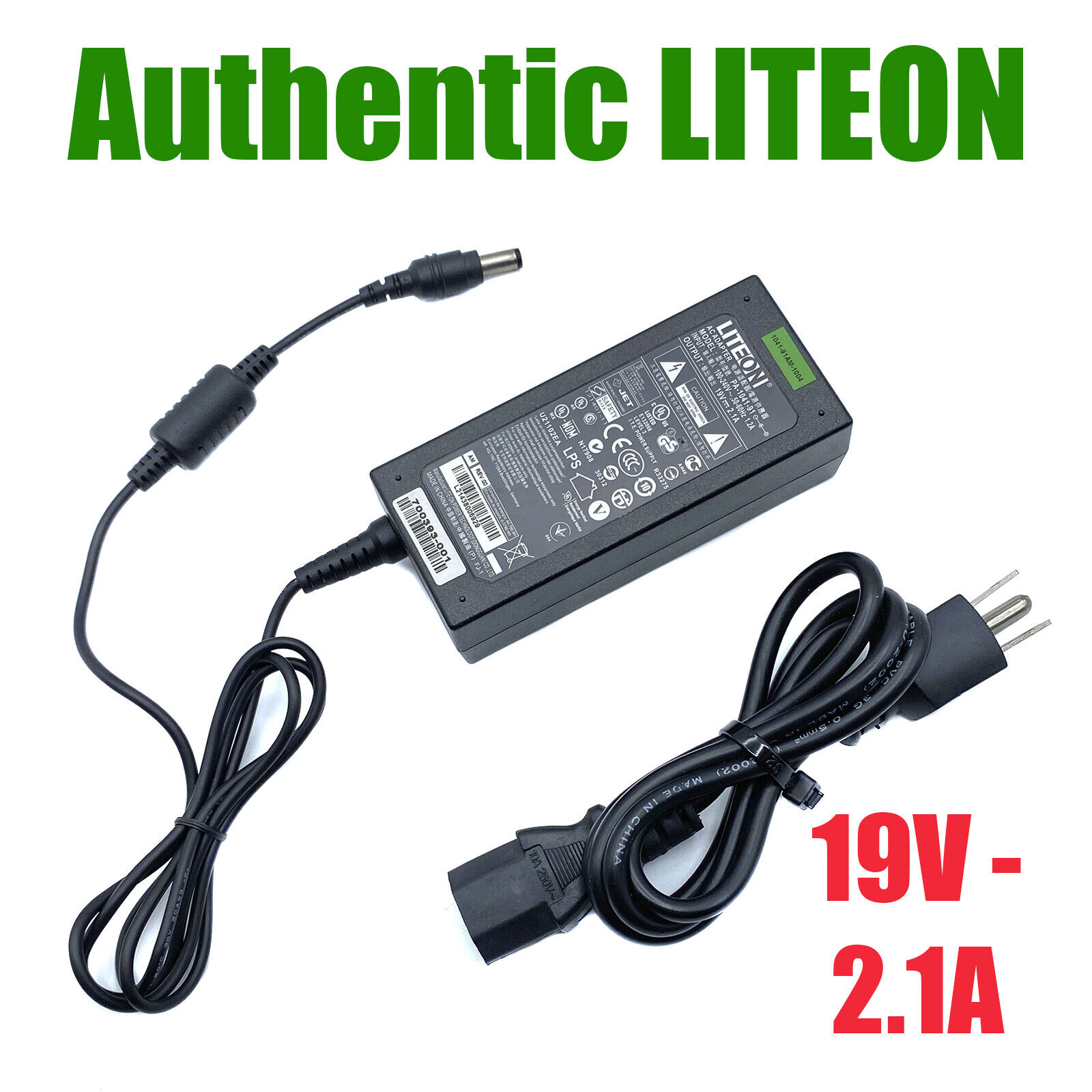 Genuine Liteon AC Adapter for HP Pavilion 27 27xw 27xi 27er 23es 27es 25 Monitor
