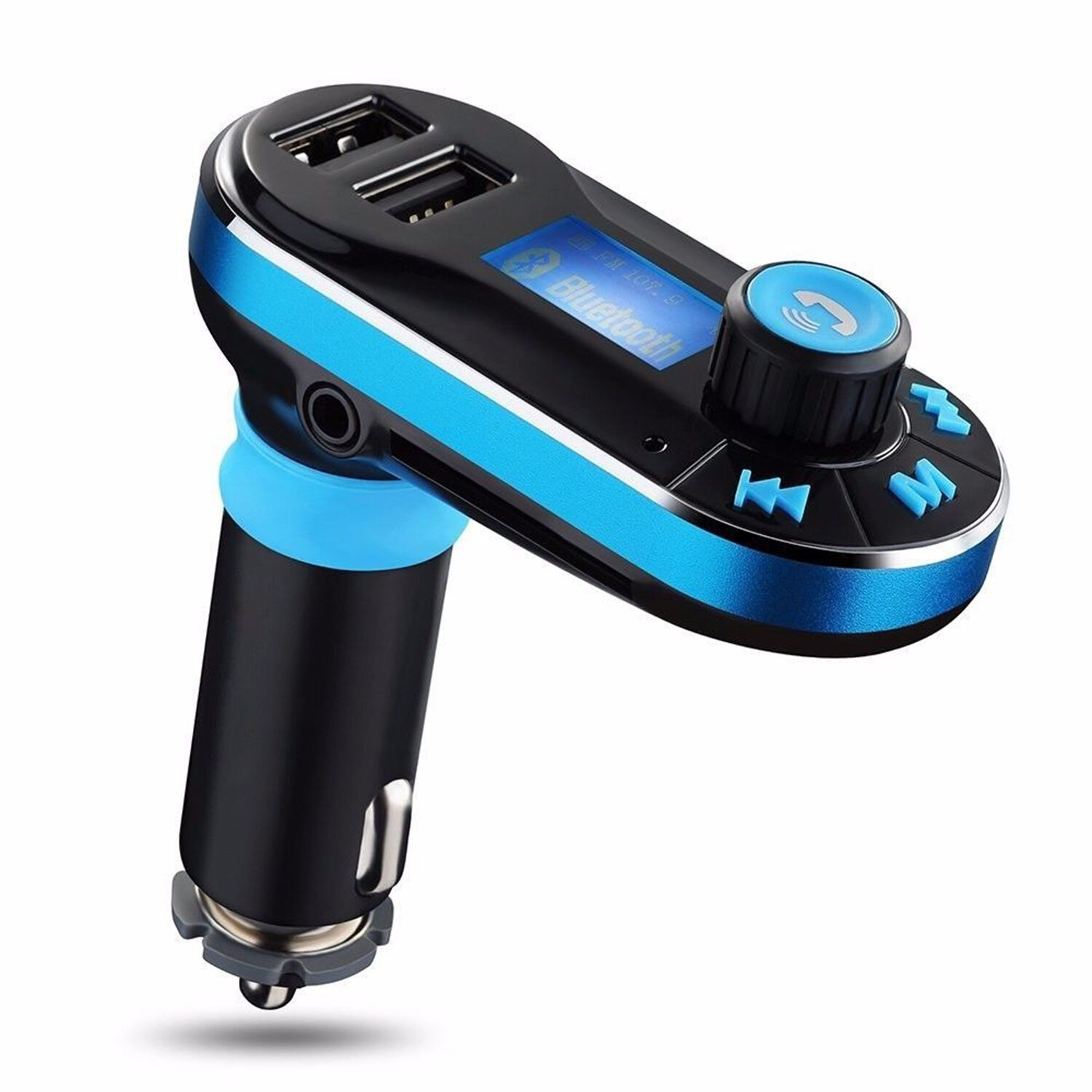 Handsfree Car Kit Wireless FM Transmitter LCD MP3 Player USB Charger