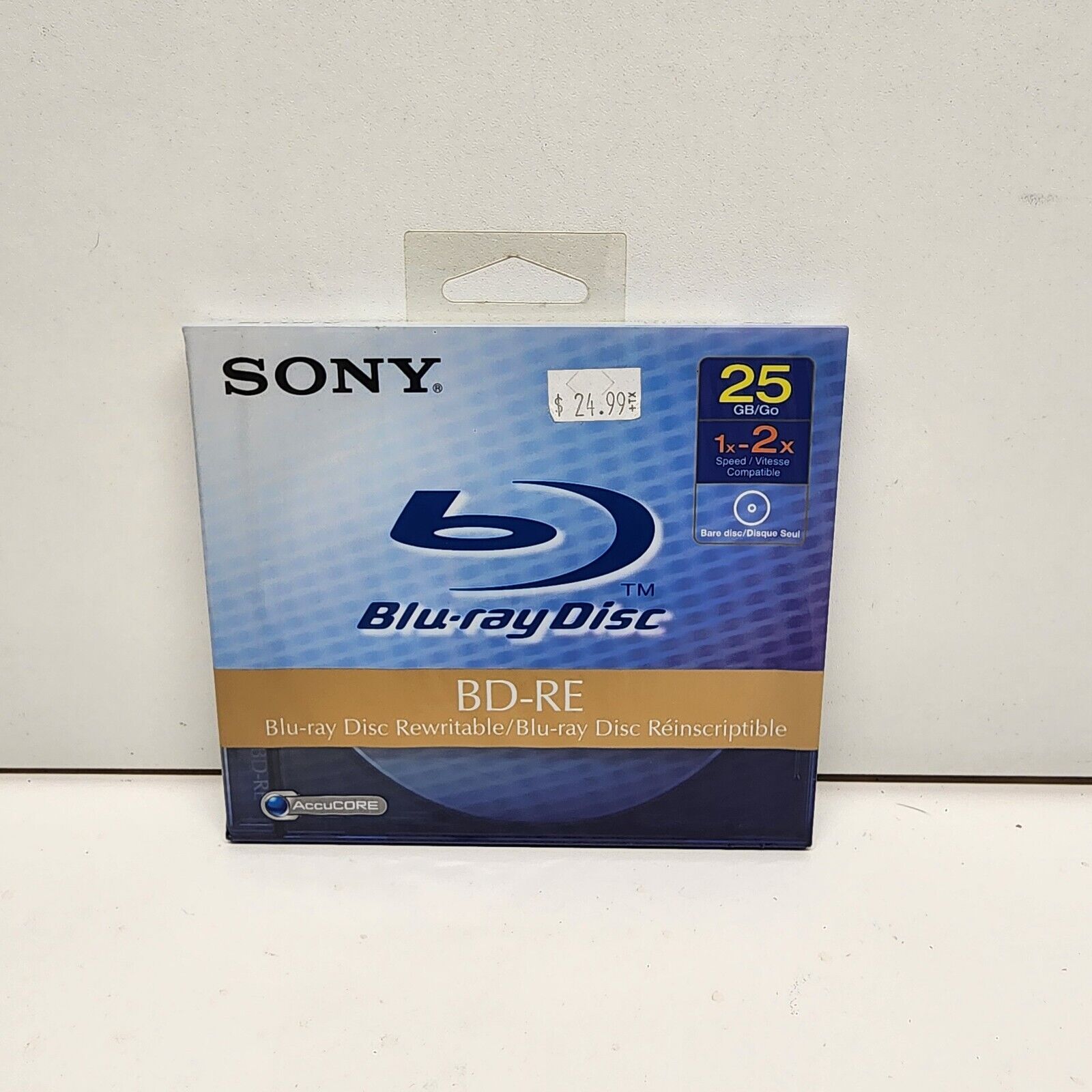 SONY Blank Blu-Ray Disc BD-RE 25GB Rewritable Full HD 1080 New SEALED