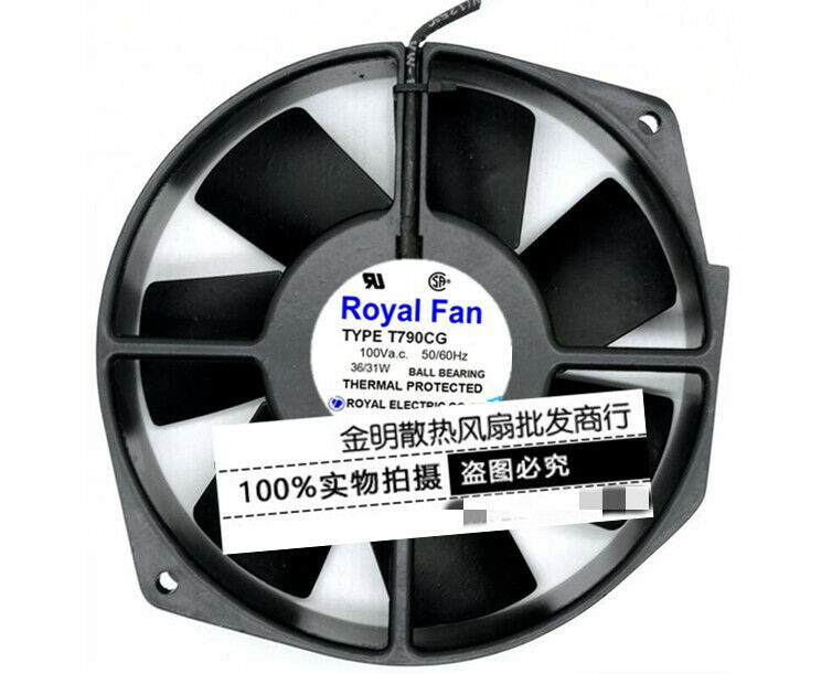 1 pcs Royal fan TYPE T790CG 100V 36/31W all metal high temperature cooling fan