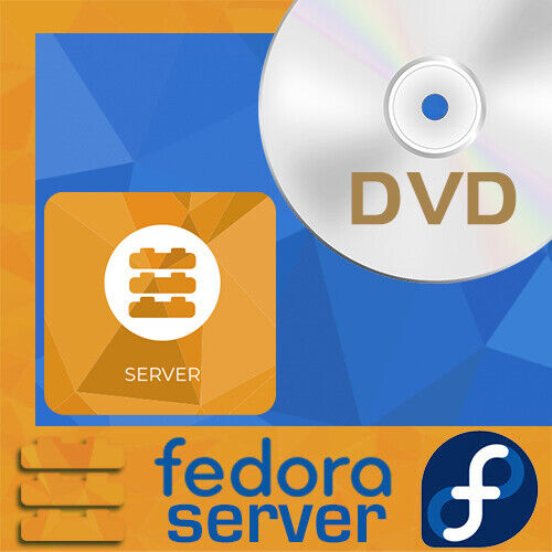 Fedora 34 Server Linux INSTALL 64bit DVD