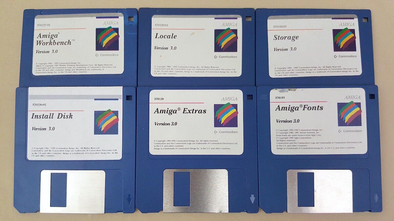 Amiga OS Operating System Install Disks v3.0 for Commodore Amiga - 1200 4000 etc