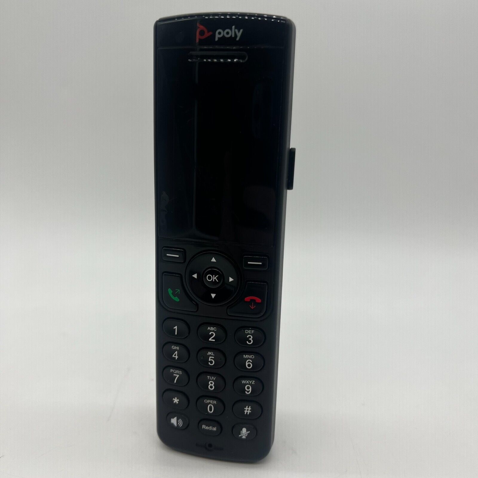 Polycom VVX D230 DECT IP Phone Handset Black 2201-49233-001 w/ Battery Poly