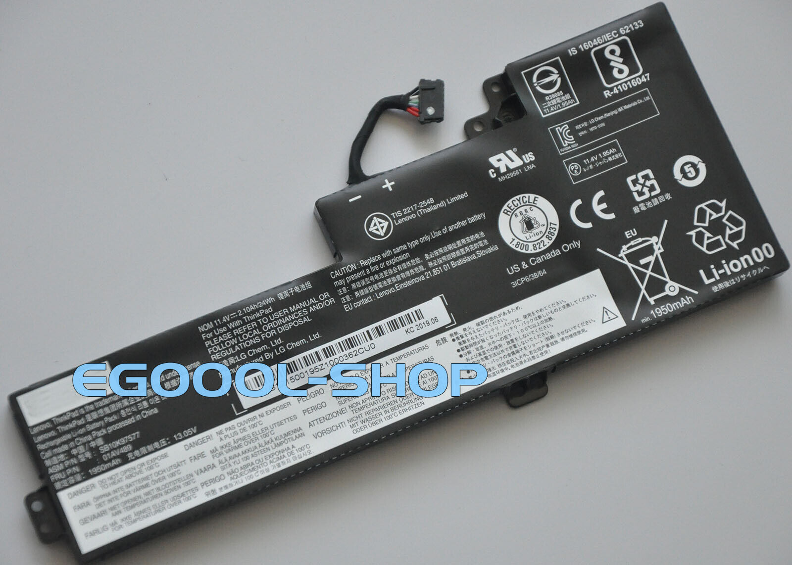 USA New Genuine 01AV419 01AV420 01AV489 battery For Lenovo ThinkPad T470 T480