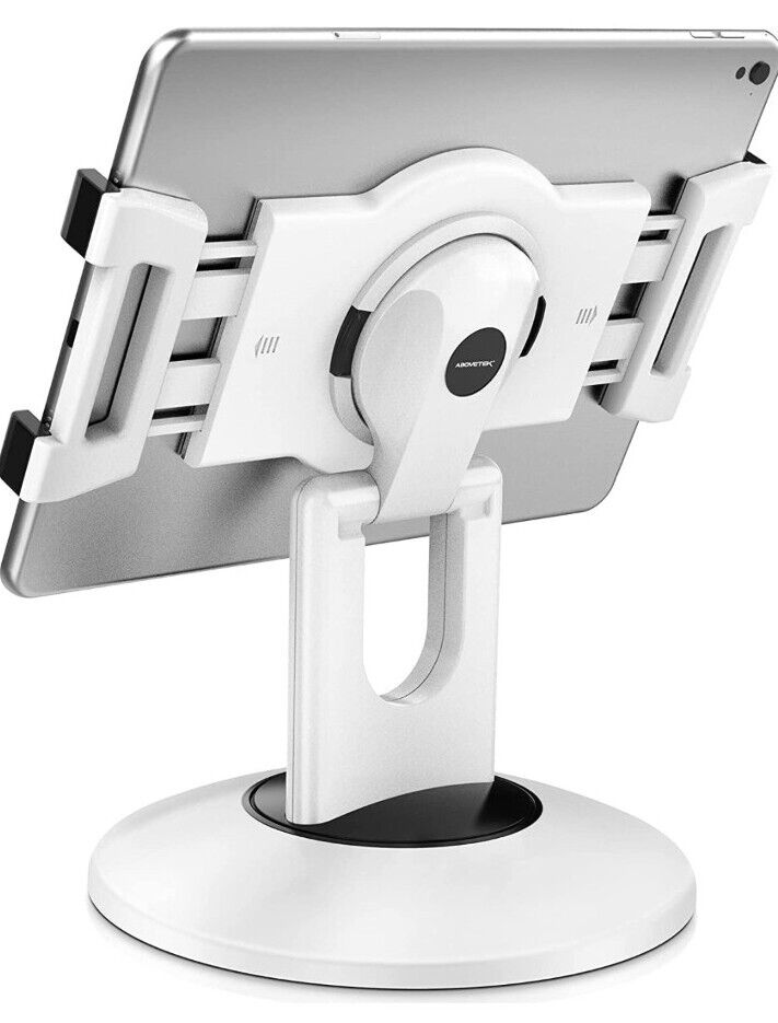 AboveTEK Retail Kiosk iPad Stand, 360° Rotating Commercial Tablet Stand,